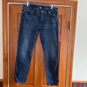 7 For All Mankind Indigo Skinny Jeans